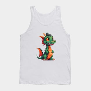 green little dragon Tank Top